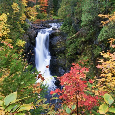 Moxie Falls in West Forks, Maine.
