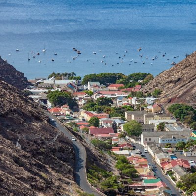 Ocean view from Saint Helena island.