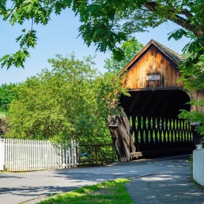 Old Historic town of Woodstock, Vermont