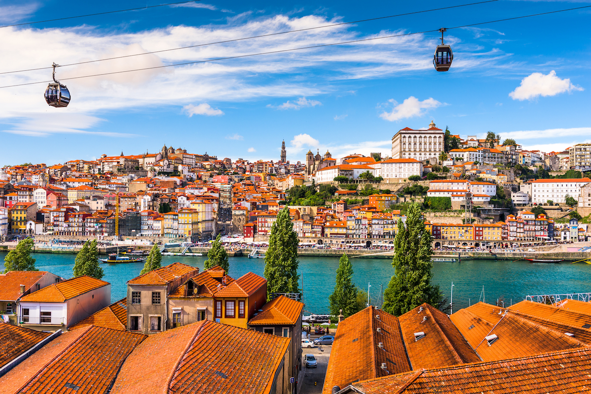 Old town Porto, Portugal.