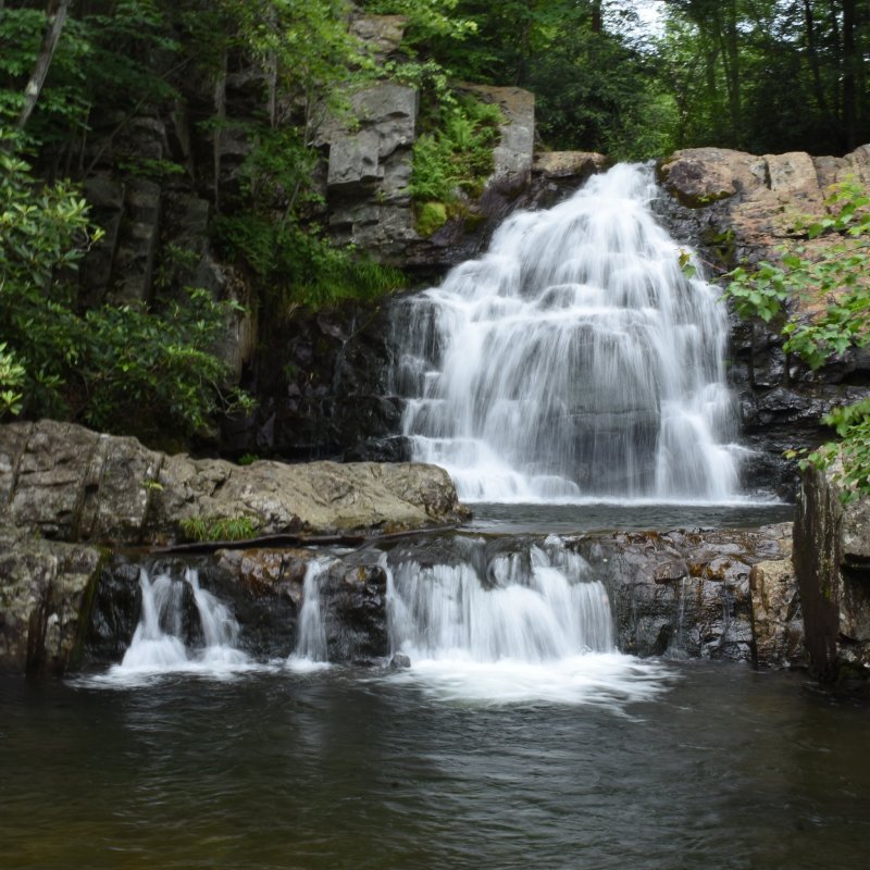 One of the many waterfalls in the beautiful Poconos.