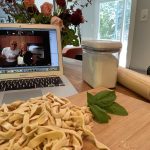 Online homemade pasta class with Mirella.