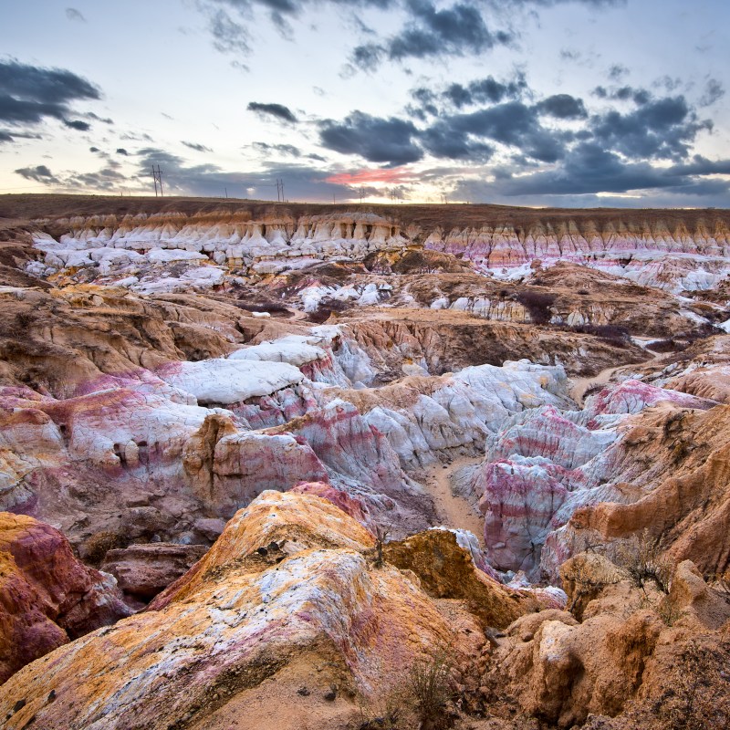 Paint Mines Interpretive Park in El Paso County, Colorado.