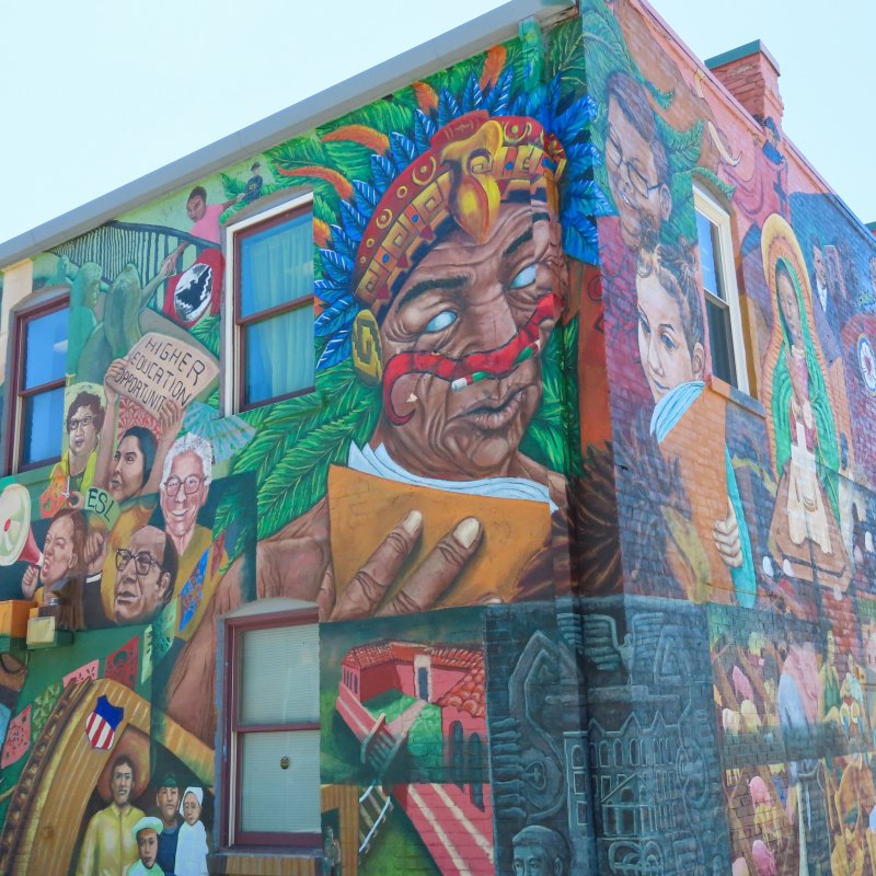 Part of the South Omaha Mural Project in Nebraska.