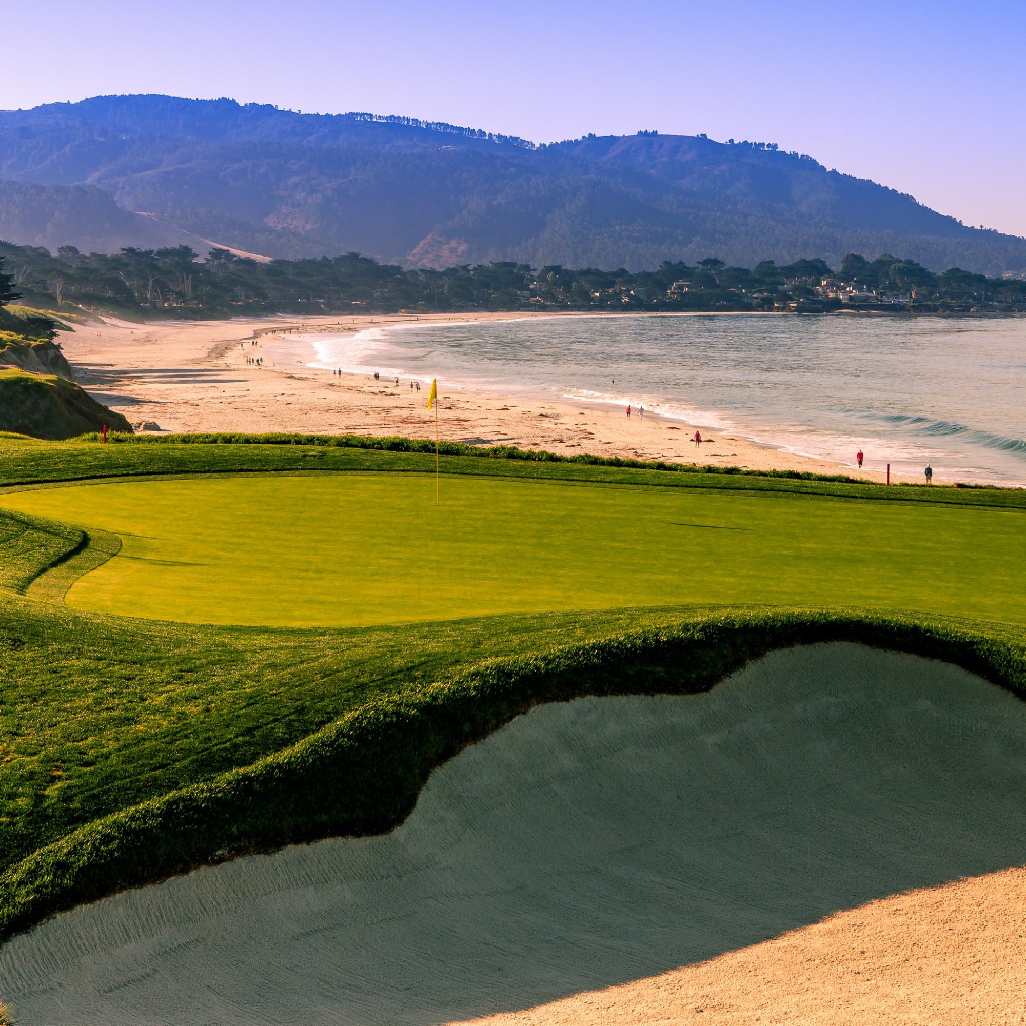 Pebble Beach Golf Links in Pebble Beach, California.