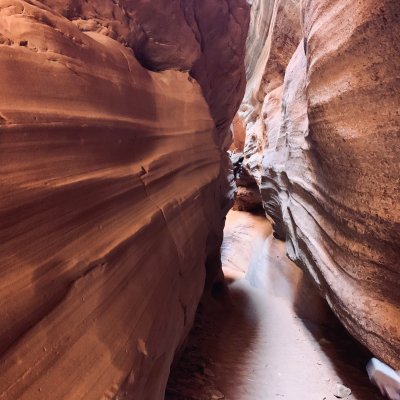 Peek-A-Boo Slot Canyon in Kanab, Utah.