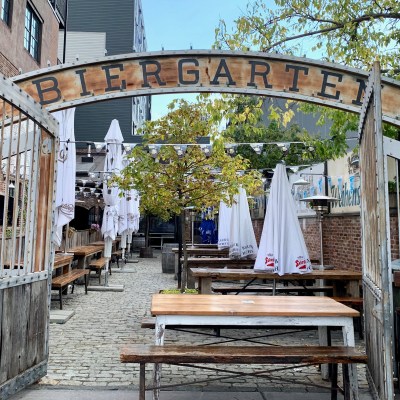 Pilsener Haus and Biergarten in Hoboken, New Jersey.