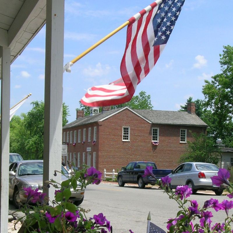 Pretty day in Arrow Rock, Missouri.