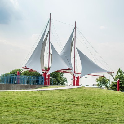Public park in Plano, Texas.