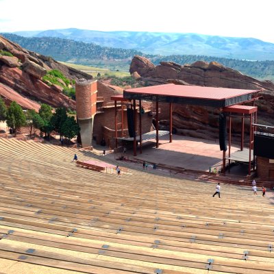 Red Rocks Amphitheatre in Colorado.