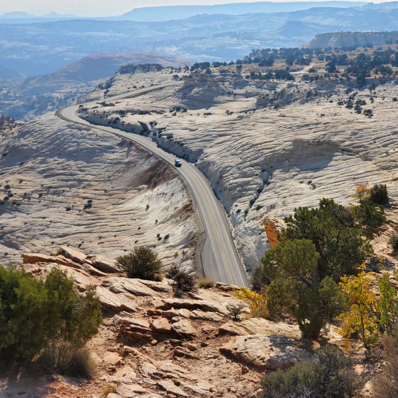 Scenic views along Route 12 in Utah.