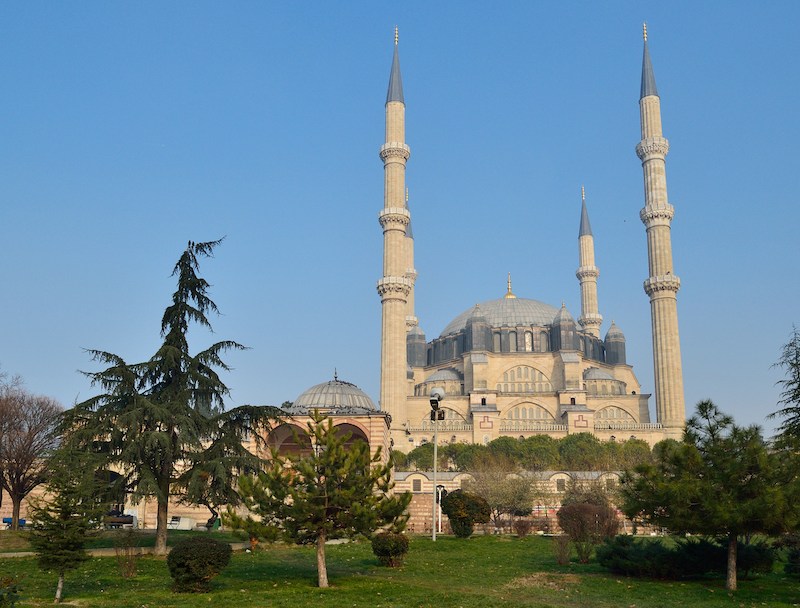 Selimiye Mosque in Edirne, Turkey.