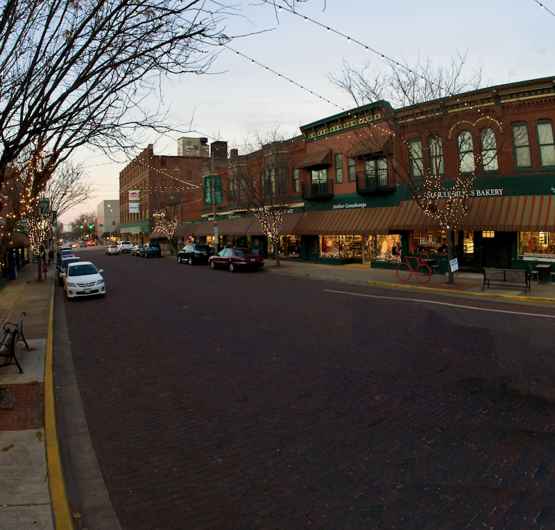 Seminary Street, Galesburg, Illinois.