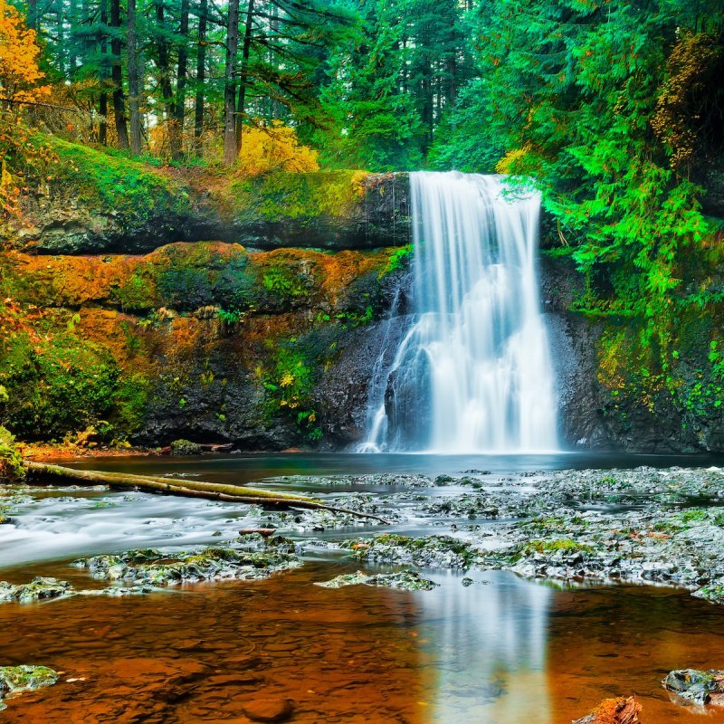 Silver Falls State Park in Oregon.