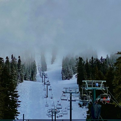 Ski slopes at Mount Washington Alpine Resort on Vancouver Island.