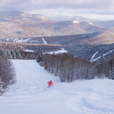 Ski slopes in Sunday River, Maine.