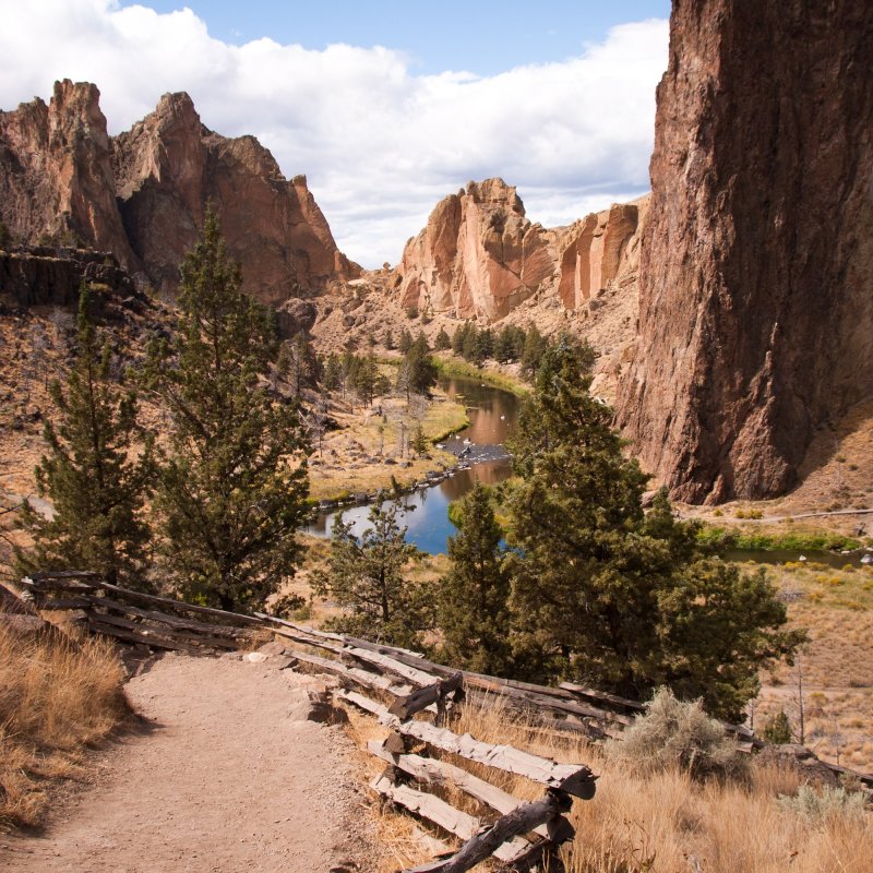 Smith Rock State Park in Central Oregon.