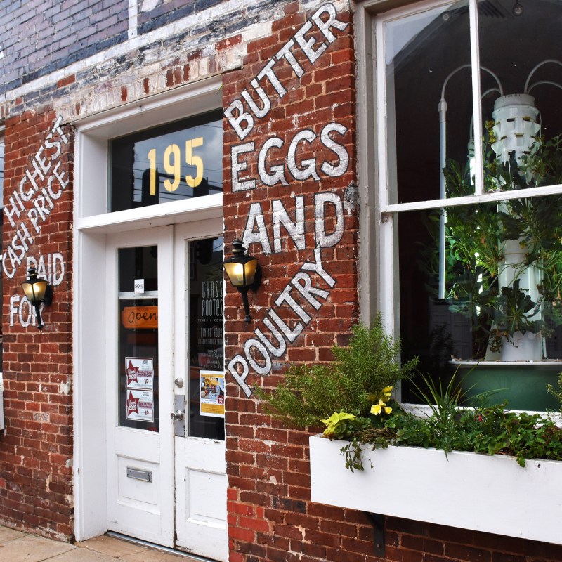 Store entrance in Culpeper, VA.