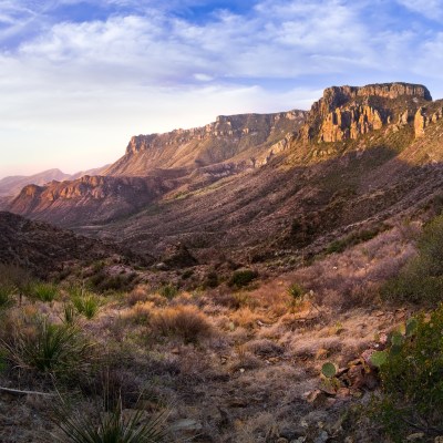 Sunrise over Big Bend National Park.