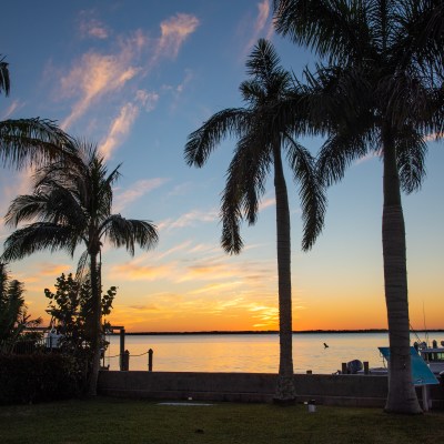 Sunset over Florida's Pine Island.