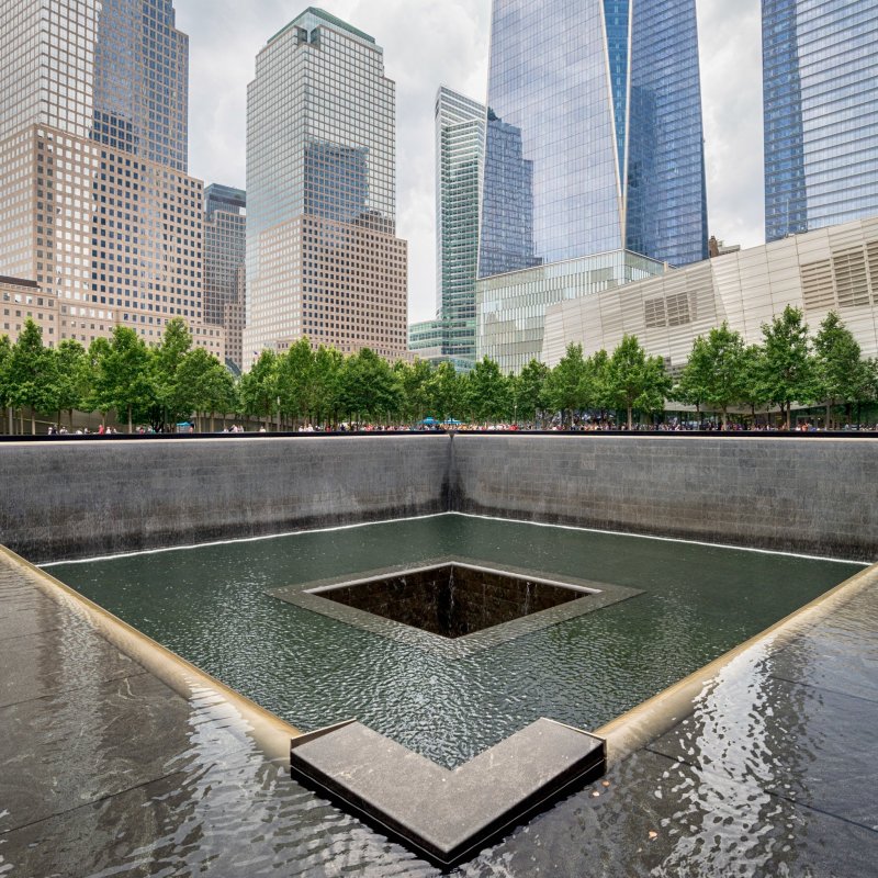 The 9/11 Memorial and Museum in New York City.