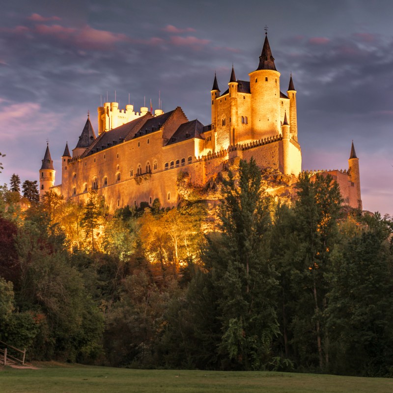 The Alcazar De Segovia in Spain.