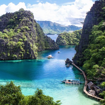 The beautiful Coron Island in the Philippines.