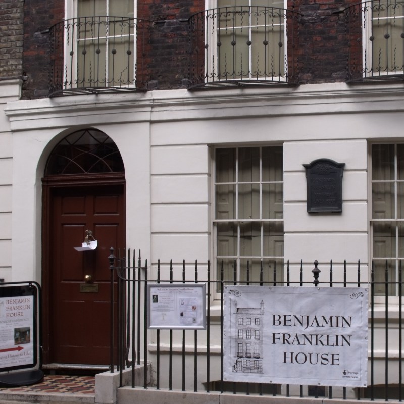 The Benjamin Franklin House in London, England.