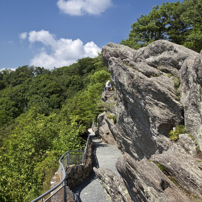 The Blowing Rock in Blowing Rock, North Carolina.