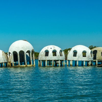 The Cape Romano Dome House near Marco Island.