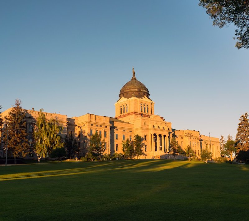 The capitol building in Helena, Montana.
