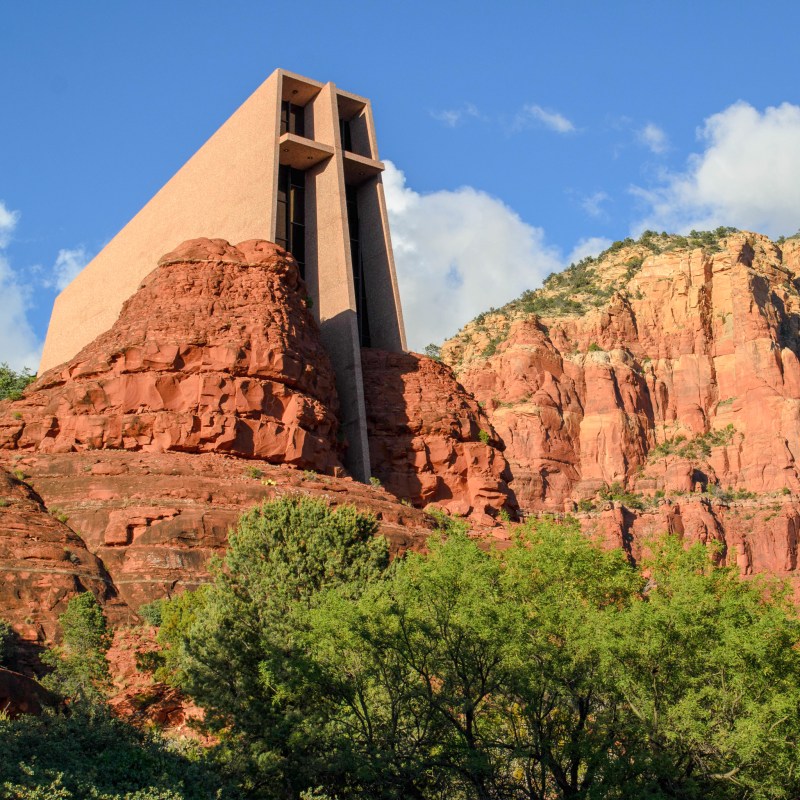 The Chapel of the Holy Cross in Sedona, Arizona.
