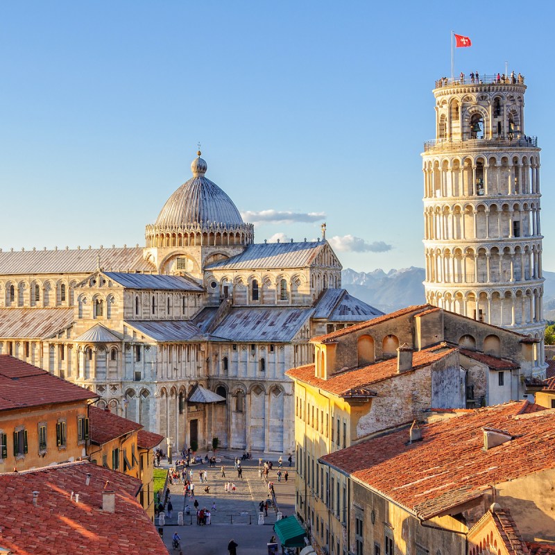 The city of Pisa in Italy.