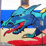 The Dragon Mural in Nashville's Hillsboro Village.