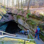 The entrance to Mammoth Cave in Kentucky.