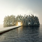 The entrance to the Arctic Bath.