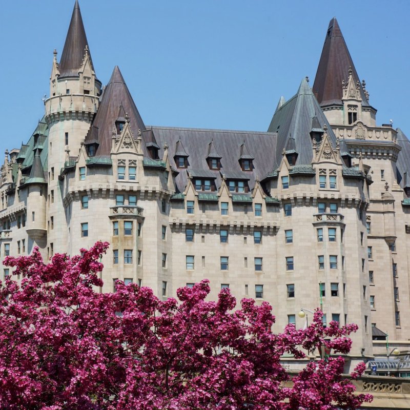 The Fairmont Chateau Laurier in Ottawa, Canada.