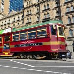 The free City Circle Tram in Melbourne, Australia.