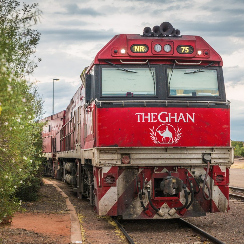 The Ghan, a famous railway in Australia.
