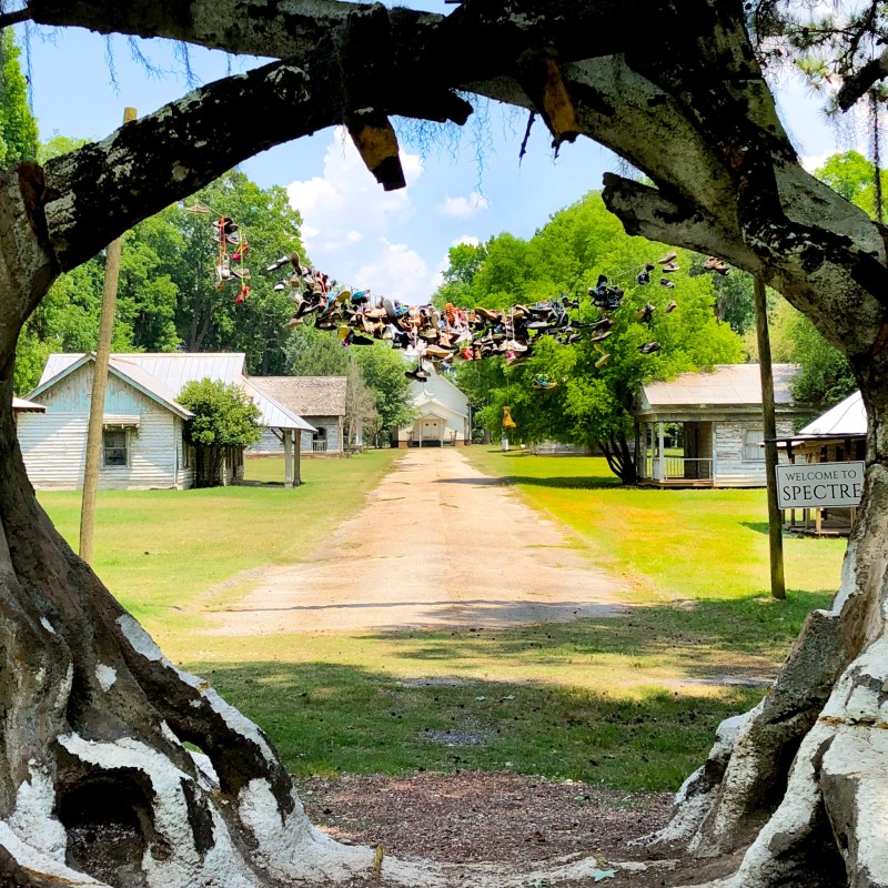 The ghost town of Spectre, Alabama.