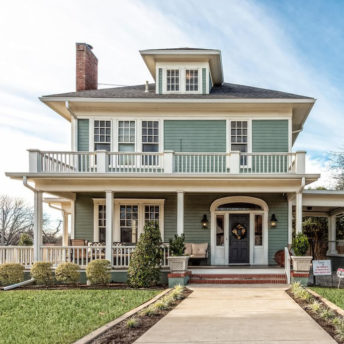 The Gorman House, renovated on the show Fixer Upper.