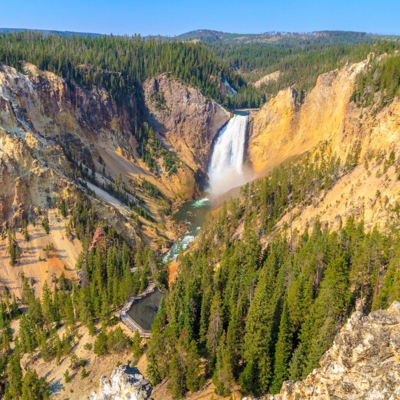 The Grand Canyon of the Yellowstone River.