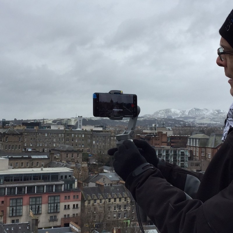 The guide conducting a virtual tour.