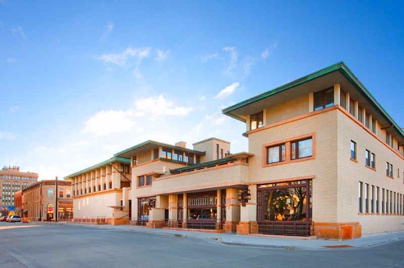 The Historic Park Inn, designed by Frank Lloyd Wright.