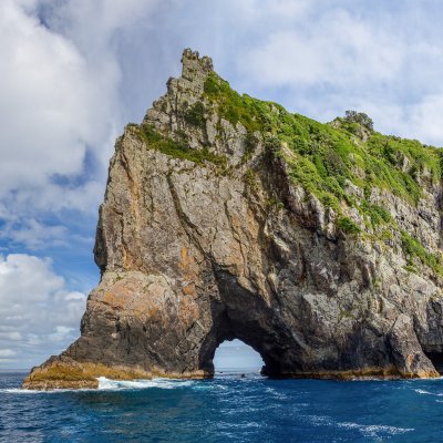 The Hole In The Rock in New Zealand.