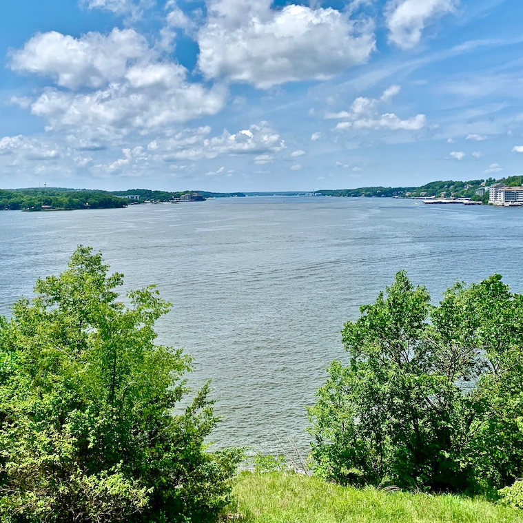 The Lake of the Ozarks in Missouri.