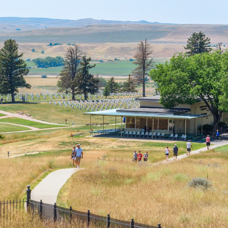 The Little Bighorn Battlefield and Museum in Montana.