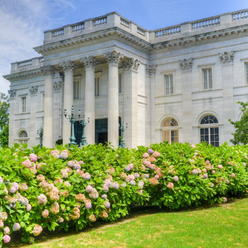 The Marble House mansion in Newport, Rhode Island.