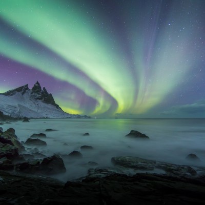 The Northern Lights over Iceland.