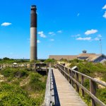 The Oak Island Lighthouse in North Carolina.